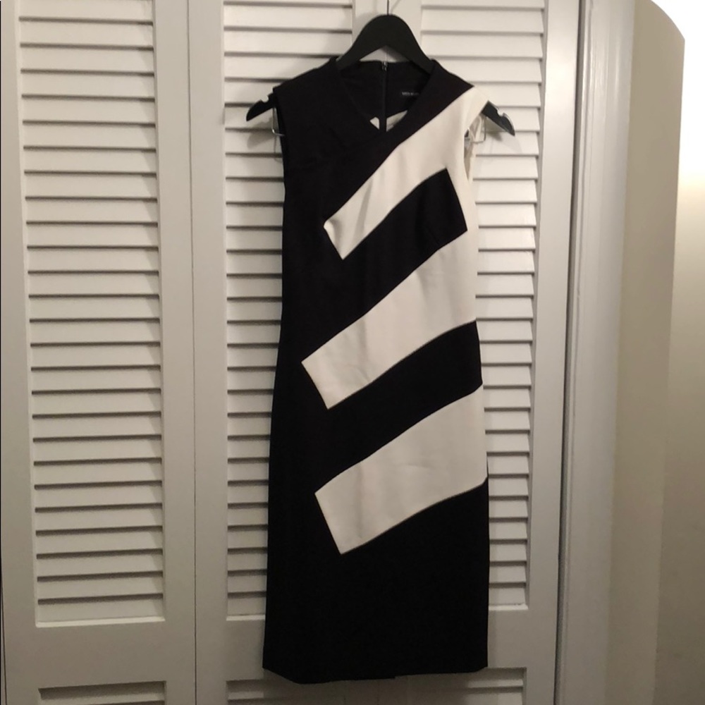Karen Millen Designer Black & White Cocktail Dress